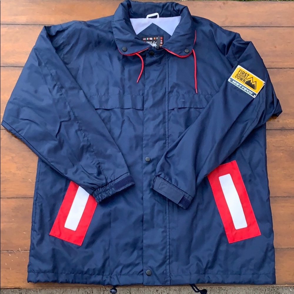 First Down Wettech Men’s Sailing Jacket size XL